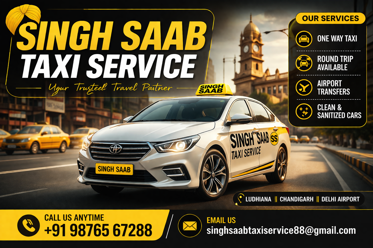 Singh Saab Taxi — Book a Cab in Ludhiana